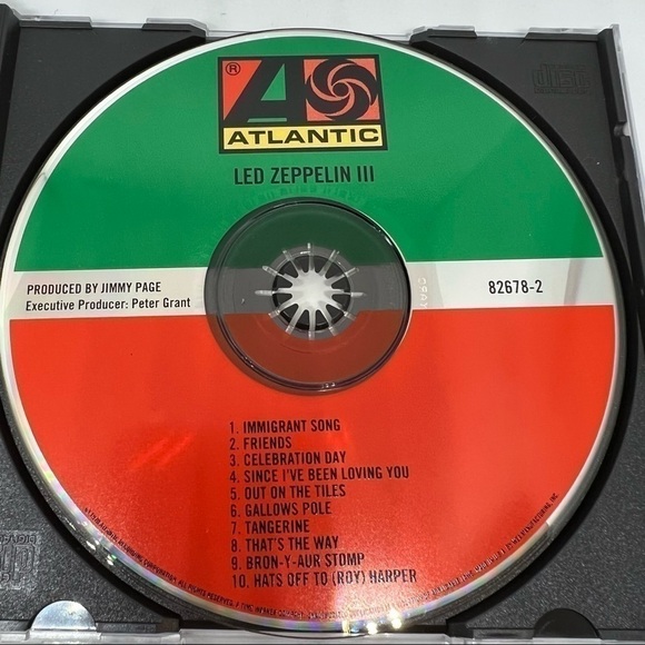 EUC-LED Zeppelin-Led Zeppelin III (3) CD Atlantic 82678-2 Rare - Picture 5 of 6